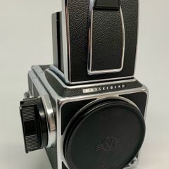 Hasselblad 500 cm vintage medium format film camera and A12 film back