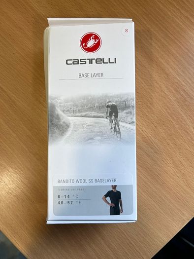 Castelli BANDITO WOOL SS Short Sleeve Thermal Cycling Base Layer