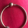 pandora bangle and pave charm Image 5