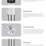 IPX7 1100W Sous Vide Cooker Immersion Circulator Accurate Cooking With LED Digital Display With 5 Vacuum Sealing Bags Image 4