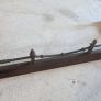 1960s Vintage Black Cast Iron Floor Fireplace Fender Image 3