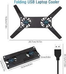Usb Powered Folding Laptop Cooling Fan Free Post