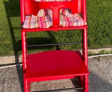New condition Stokke High Chair and Padded Cushion