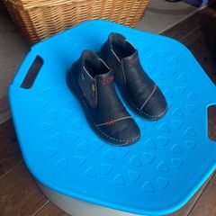 Rieker Flat Slip-On Ankle Boots (Style 51592-00). Very petite size 4. Only worn twice.