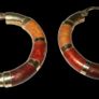 Vintage Hallmarked 9ct Gold Tri-Colour Earrings Image 5