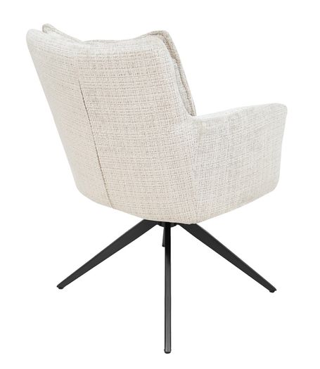 Cremona Swivel Armchair Light Grey Chenille 360