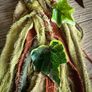 Fantasy Woodland Forest  Hairwrap Dreadwrap with a Ivy Leaf Plant and Trinkets Cosplay Image 2