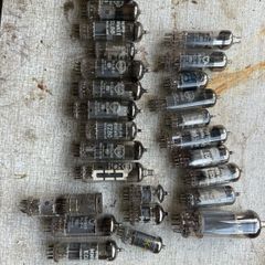Large Lot of Vintage Radio & Audio Valves, Vacuum Tubes