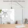NEW SALE | LED Desk Lamp, Dual Swing-Arm Table Lamp with 5 Color Modes & 5 Brightness Levels, 45Min Auto-Timer, 3 Night Light Modes Eye-Caring Desk Light for Study, Working, Bedroom Image 6