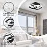 Ceiling Light Modern 22W LED Cool White 6000K Acrylic Square Ceiling Lamp for Hallway Office Bedroom Kitchen Living Room Bedroom Ceiling Lights (FREE SHIPPING) Image 3