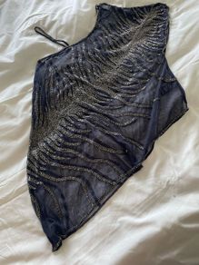 Vintage Miss Selfridge Beaded Top