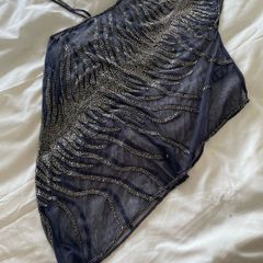 Vintage Miss Selfridge Beaded Top