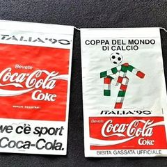 Coca Cola Italia 1990 rare banner