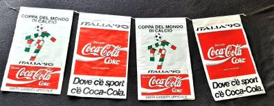 Coca Cola Italia 1990 rare banner