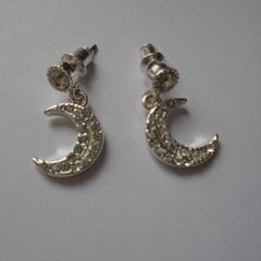 Moon earrings, Stud earrings, Costume jewellery, Earrings