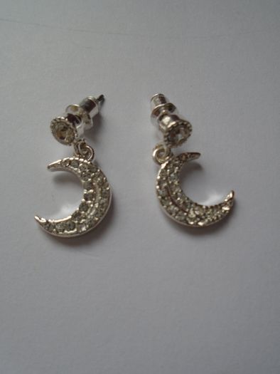Moon earrings, Stud earrings, Costume jewellery, Earrings