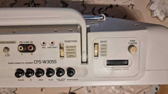 Sony CFS-W305S Portable Radio Cassette Player, sale as radio.