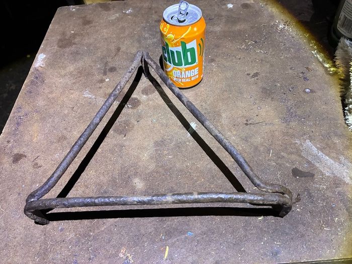 Antique cast iron tripod