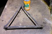 Antique cast iron tripod