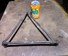 Antique cast iron tripod