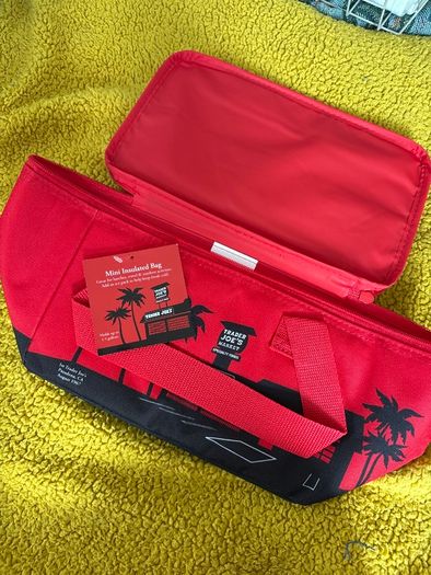 Trader Joes Red Lunch Bag