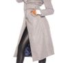quality Trendy Long Coat with Belt sizes s m l xl Image 4