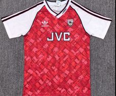 Arsenal 1991/1992 retro jersey