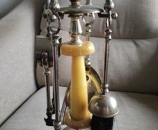 Vintage Art Deco Thistle Fireside Companion Set