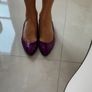 LK Bennett purple leather pointed flats Sz 41 ( Fit 7 - 7.5 UK) Rrp 229 (New) Image 9