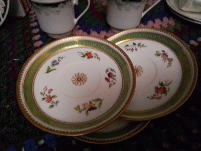 Three China Saucers