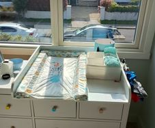 Puckadaddy changing table top for ikea hemnes