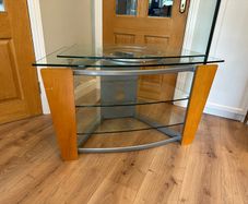 Glass TV table / stand