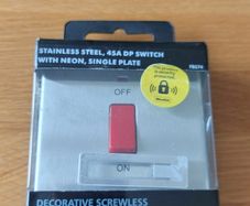 Stainless steel 45A DP Wall switch