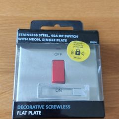 Stainless steel 45A DP Wall switch