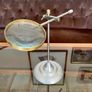 Nautical Decorative Magnifying Glass With Adjustable Stand Desktop Brass Detail Image 8