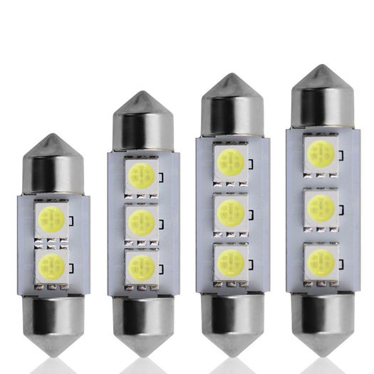 C5W 5050 3 Smd 36mm 39mm 41mm White Car Door Led 12V Festoon Interior Dome Door Light Free Light Lamp Turn Signal Bulb