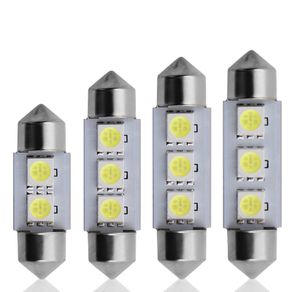 C5W 5050 3 Smd 36mm 39mm 41mm White Car Door Led 12V Festoon Interior Dome Door Light Free Light Lamp Turn Signal Bulb