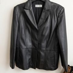 GERRY WEBER Genuine Lambskin Leather Jacket