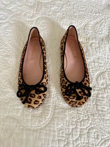 Animal Print Ballet Flats Pretty Ballerinas