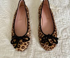 Animal Print Ballet Flats Pretty Ballerinas
