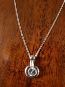 Silver Sterling Necklace and Pendant
