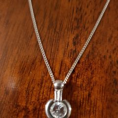 Silver Sterling Necklace and Pendant