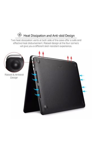 NEW Macbook Pro 13 inch Case, Icarer Premium Leather Ultra Slim Lightweight Protectiv
