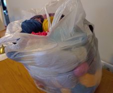 Bag of mixed wool