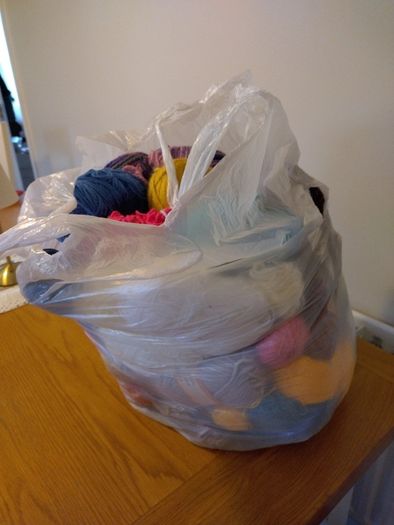 Bag of mixed wool