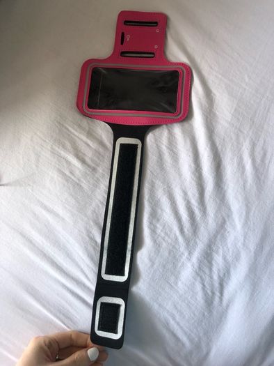 phone and key strap for running