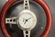 Vintage Nautical Steering-Wheel Wall Clock