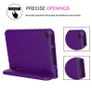 For Amazon Fire 7 2019 Case Kids Shockproof Tablet Smart Cover Handle EVA New Purple Image 3