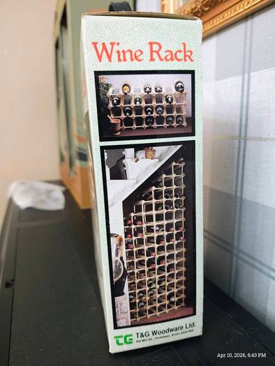 Vintage T&G Woodware Modular Pine Wine Rack