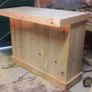 Rustic kitchen island with overhang Image 10